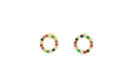 Elegant Gold Stud Earrings