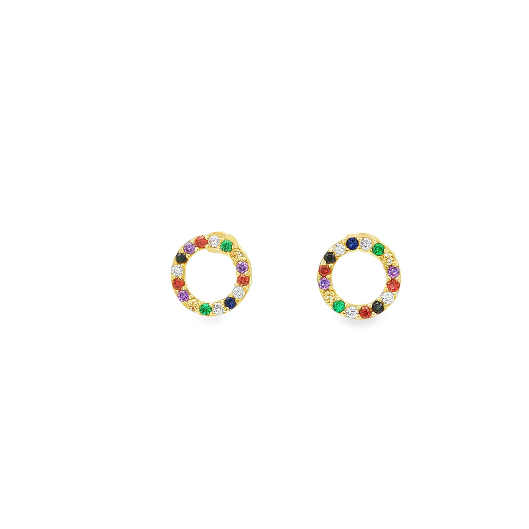 Elegant Gold Stud Earrings