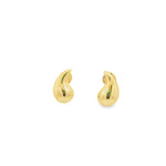 Load image into Gallery viewer, Teardrop Yellow Gold Stud Earrings