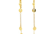 Yellow Gold Dangle Earrings