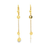Load image into Gallery viewer, Yellow Gold Dangle Earrings