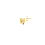 Load image into Gallery viewer, Yellow Gold Twisted Hoop Earrings