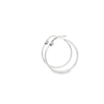 Load image into Gallery viewer, 14ct White Gold Hoop Earrings