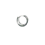 Load image into Gallery viewer, Elegant White Gold Hoop Earrings