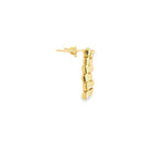 Load image into Gallery viewer, Geometric Yellow Gold Dangle Earrings