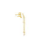 Load image into Gallery viewer, Yellow Gold Modern Dangle Earrings