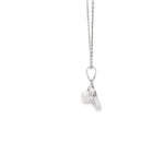 Load image into Gallery viewer, Gold Elephant Charm Necklace with Round Pearl Accent
