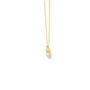 Two-Tone Star Pendant Chain in Yellow and White Gold