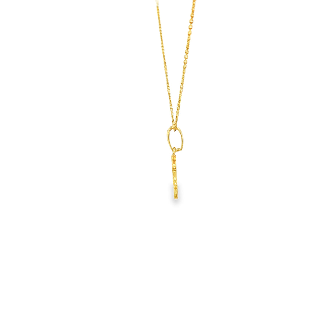 Elegant Yellow Gold Chain Necklace