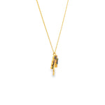 Load image into Gallery viewer, Yellow Gold Tree of Life Multi-Stone Charm Necklace