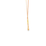 Load image into Gallery viewer, Rose Gold Fish Charm Necklace - Delicate Openwork Pendant