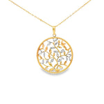 Load image into Gallery viewer, 14ct Dual Tone Gold 'Tree of Life' Charm Necklace in Yellow Gold