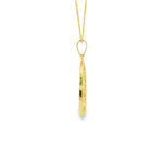 Load image into Gallery viewer, Yellow Gold Tree of Life Charm Necklace with Round Brilliant CZ