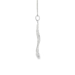 Load image into Gallery viewer, White Gold Geometric Pendant Chain Necklace