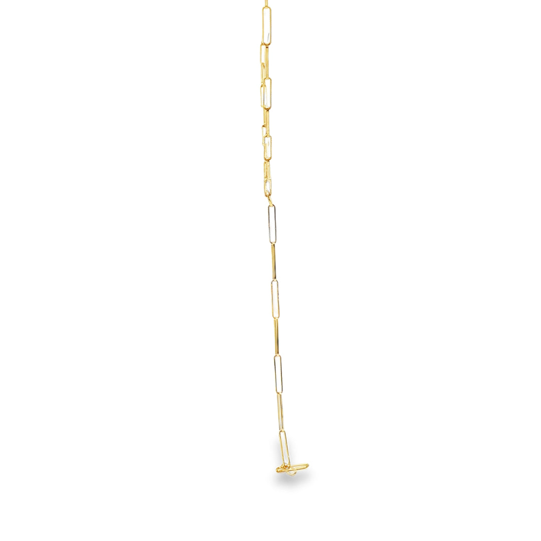 Yellow Gold Y-Chain Necklace