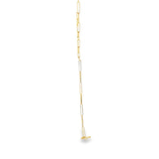 Yellow Gold Y-Chain Necklace