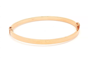 Elegant Rose Gold Bangle Bracelet