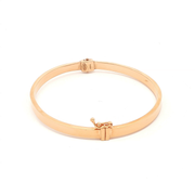 Elegant Rose Gold Bangle Bracelet