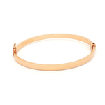 Load image into Gallery viewer, Elegant Rose Gold Bangle Bracelet