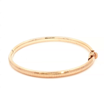 Load image into Gallery viewer, Classic Rose Gold Bangle Bracelet
