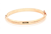 Elegant Rose Gold Bangle Bracelet