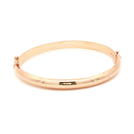 Load image into Gallery viewer, Elegant Rose Gold Bangle Bracelet
