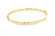 Elegant Yellow Gold Bangle Bracelet