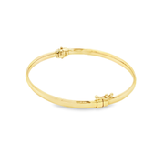 Elegant Yellow Gold Bangle Bracelet