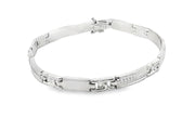 Men's White Gold Bracelet