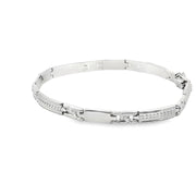 Men's White Gold Bracelet