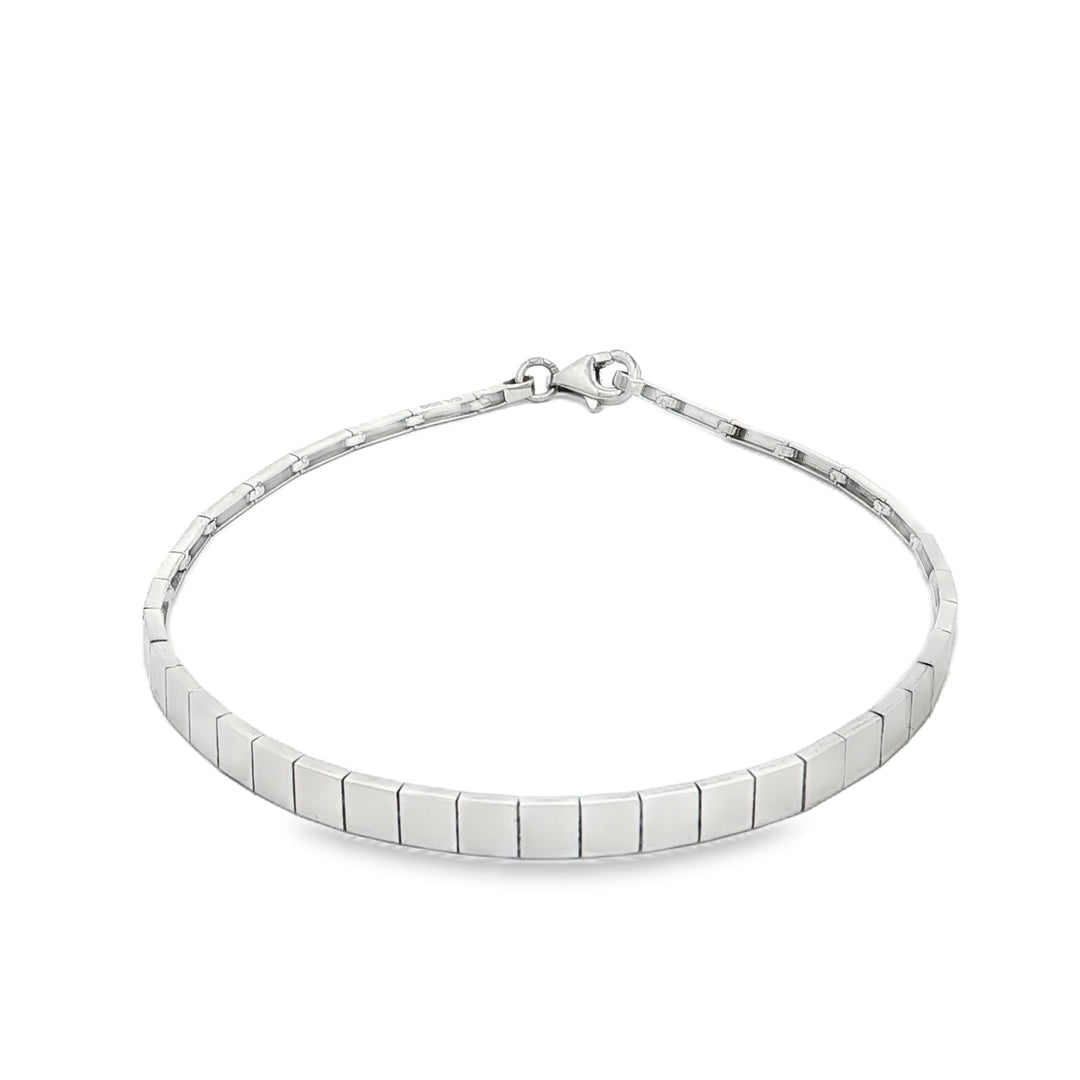 White Gold Chain Bracelet