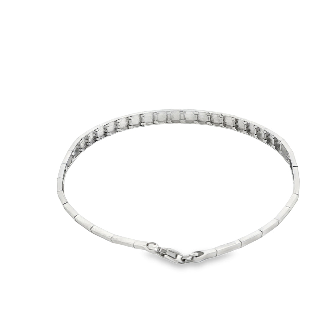White Gold Chain Bracelet