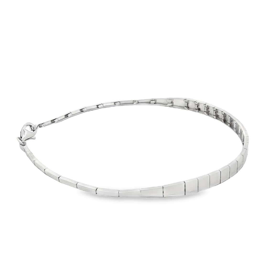 White Gold Chain Bracelet