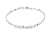 White Gold Chain Bracelet