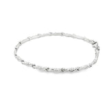 Load image into Gallery viewer, White Gold Chain Bracelet