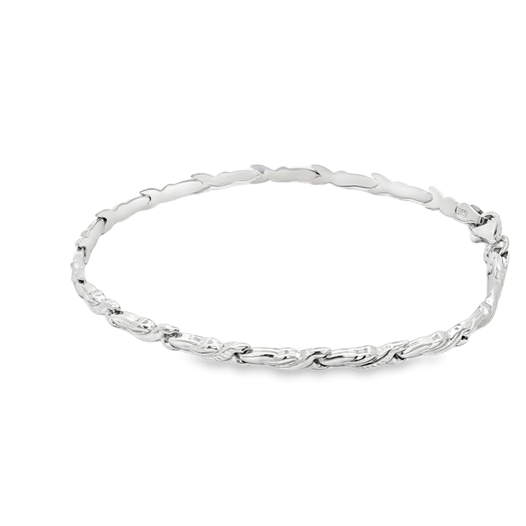 White Gold Chain Bracelet