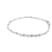 White Gold Chain Bracelet