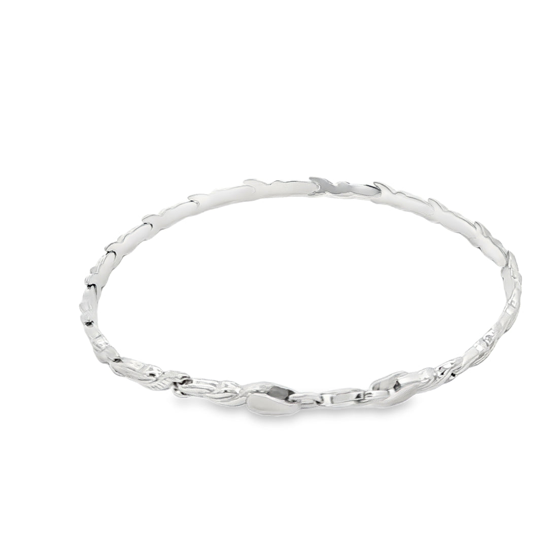 White Gold Chain Bracelet