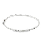 Load image into Gallery viewer, White Gold Chain Bracelet