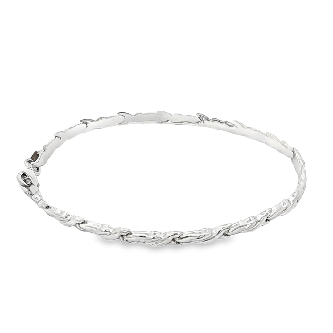 White Gold Chain Bracelet