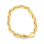 Load image into Gallery viewer, Classic Yellow Gold Chain Bracelet