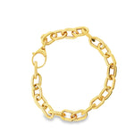 Load image into Gallery viewer, Classic Yellow Gold Chain Link Bracelet