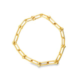 Load image into Gallery viewer, Elegant Yellow Gold Chain Link Bracelet