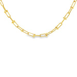 Load image into Gallery viewer, Elegant Yellow Gold Link Necklace