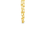 Elegant Yellow Gold Link Necklace