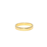 Load image into Gallery viewer, Yellow Gold Eternity Ring with Deep Blue Round Sapphire