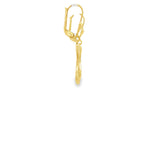 Load image into Gallery viewer, Yellow Gold Dangle Earrings with Round Brilliant Diamonds