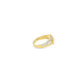 Load image into Gallery viewer, 14ct Two Tone Gold Intertwined Band Ring