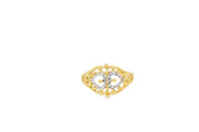 Filigree Design Yellow Gold Statement Ring
