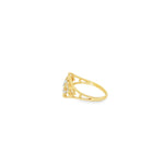 Load image into Gallery viewer, Filigree Design Yellow Gold Statement Ring